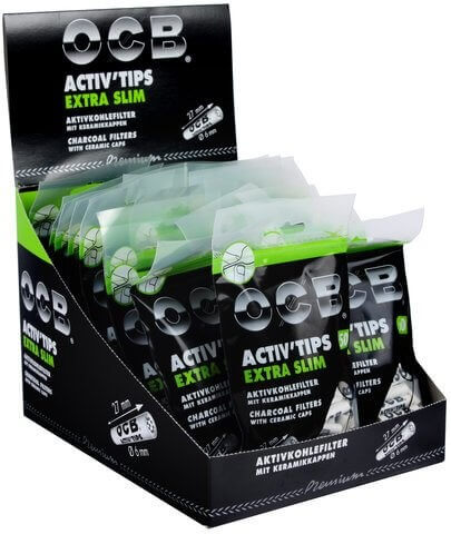 OCB Activ Tips Extra Slim Filter 6mm - 20 Stk. à 50 Filter VE20