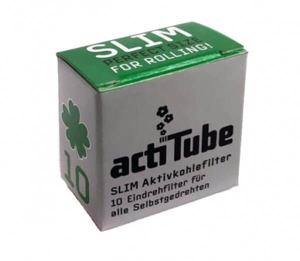 Actitube Aktivkohlefilter Slim – 7mm (10 Stk.)