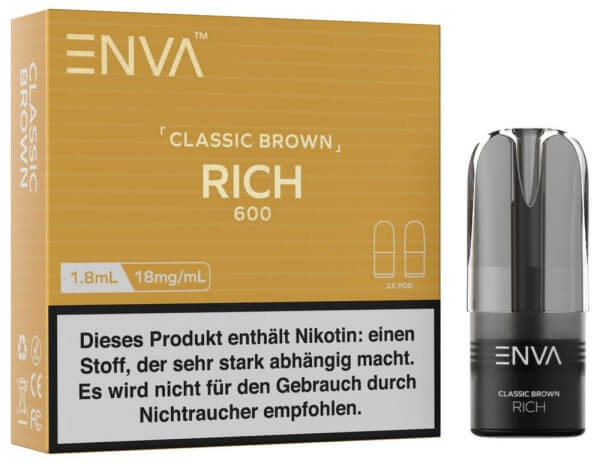 ENVA Prime Classic Brown Rich 18mg 2 Stk. VE5