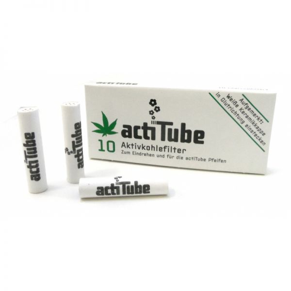 Actitube Aktivkohlefilter – 9 mm (10 Stk.)